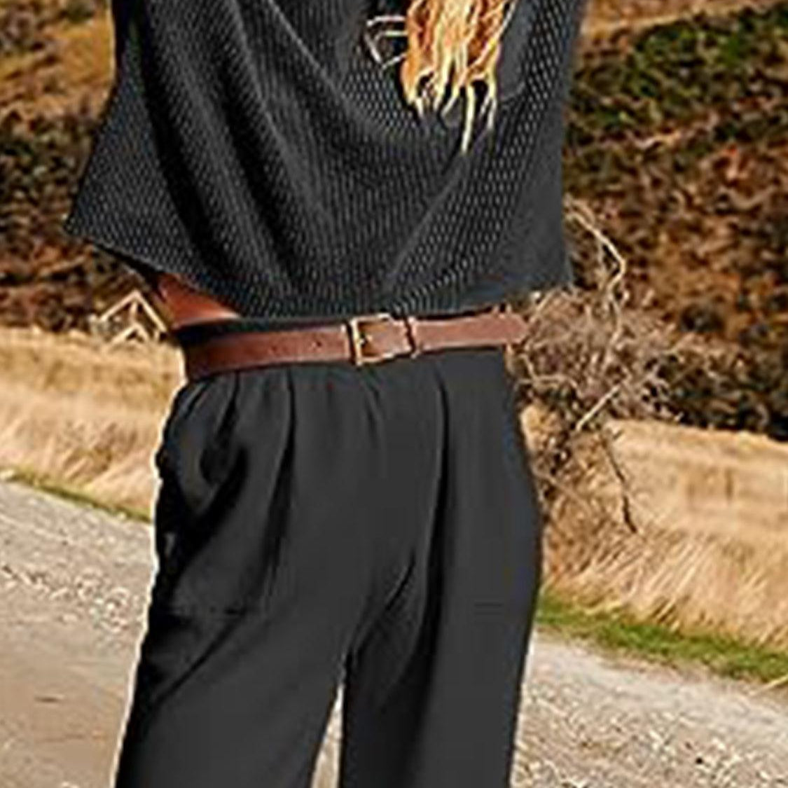 Women's Outfits & Sets Knit Top and Joggers Set