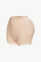 Trendsi Women's Lace Trim Shaping Shorts in Beige for Smooth Silhouette and Comfort