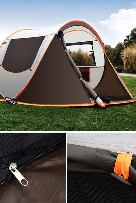 Outdoor Grabs Large Capacity 4 To 5 Persons Automatic Pop Up Camping Tent
