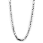 Women's Jewelry - Necklaces LO3089 - Rhodium Brass Necklace with AAA Grade CZ in Clear
