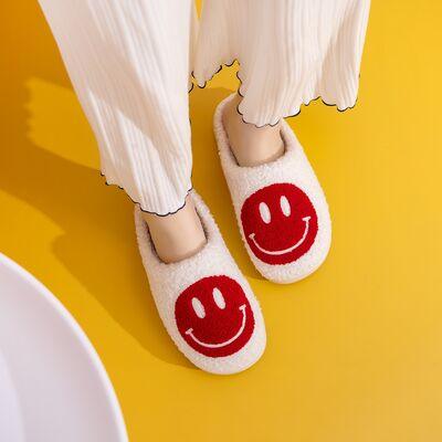 Women's Shoes - Slippers Melody Smiley Face Cozy Slippers
