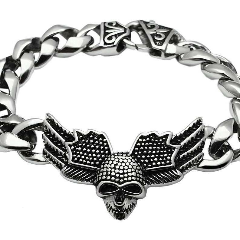 Men's Jewelry - Bracelets Men's Bracelets - TK434 - High polished (no plating) Stainless Steel Bracelet with No Stone