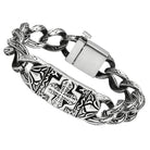 Men's Jewelry - Bracelets Men's Bracelets - TK437 - High polished (no plating) Stainless Steel Bracelet with No Stone