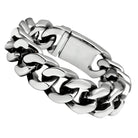 Men's Jewelry - Bracelets Men's Bracelets - TK442 - High polished (no plating) Stainless Steel Bracelet with No Stone
