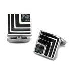 Men's Cufflinks - TK1269 - High polished (no plating) - VacationGrabs
