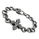 VacationGrabs men's high polished bracelet with intricate design and secure clasp for stylish accessorizing