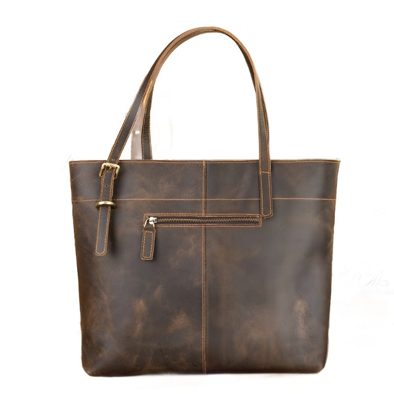 Luggage & Bags - Shoulder/Messenger Bags Men Womens Crazy Horse Leather Messenger Bag Shoulder Bag