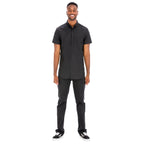 Stylish mens black button up shirt from VacationGrabs, perfect for casual or formal occasions