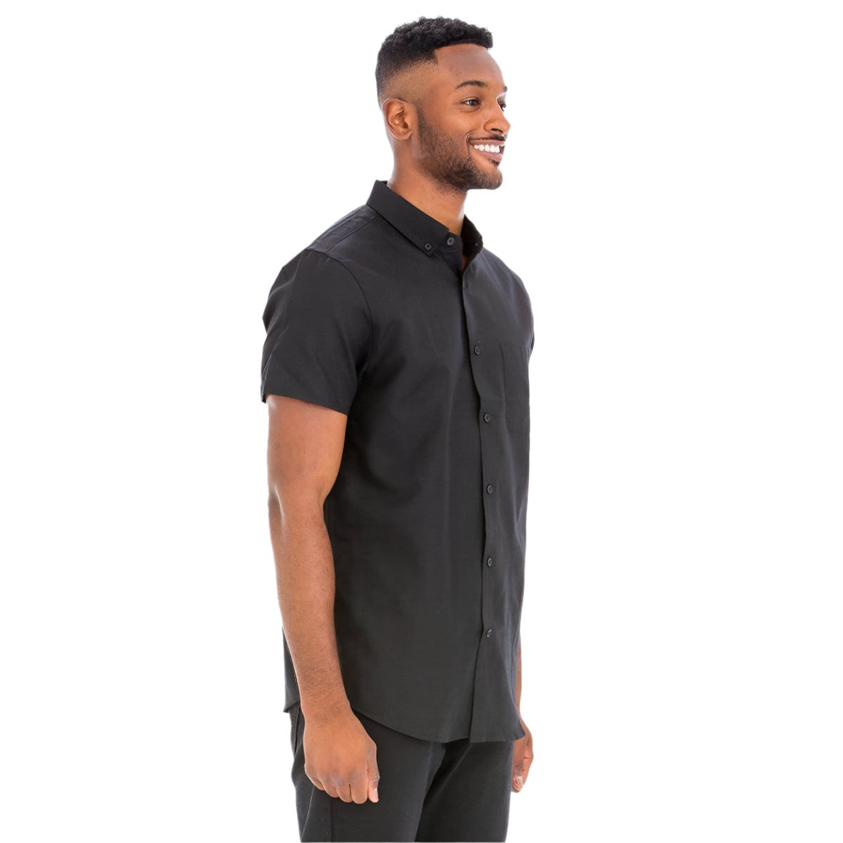 VacationGrabs mens black button up shirt for a stylish and comfortable look