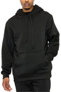Mens Black Fleece Pullover - VacationGrabs
