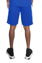 Men's blue striped shorts from VacationGrabs with a stylish and comfortable design for casual outings