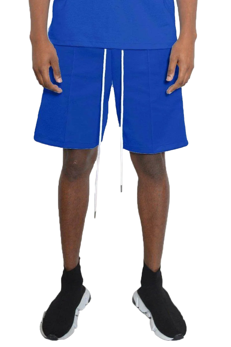Men's blue striped shorts by VacationGrabs with a comfortable fit and stylish design