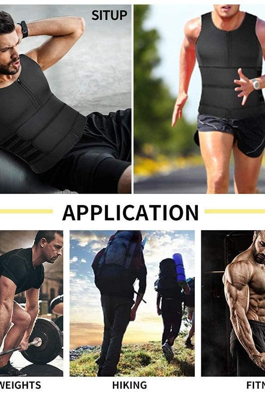 Men's Personal Care Mens Body Shaper Vest Waist Trainer Slimming Workout Under Shirt