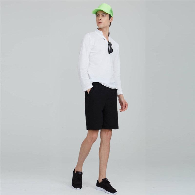 Men's Shirts Mens Casual Long Sleeve Shirts Mandarin Collar Slim Fit Fashion
