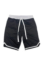 VacationGrabs Men's Shorts in Black with White Stripes for mens casual sportswear