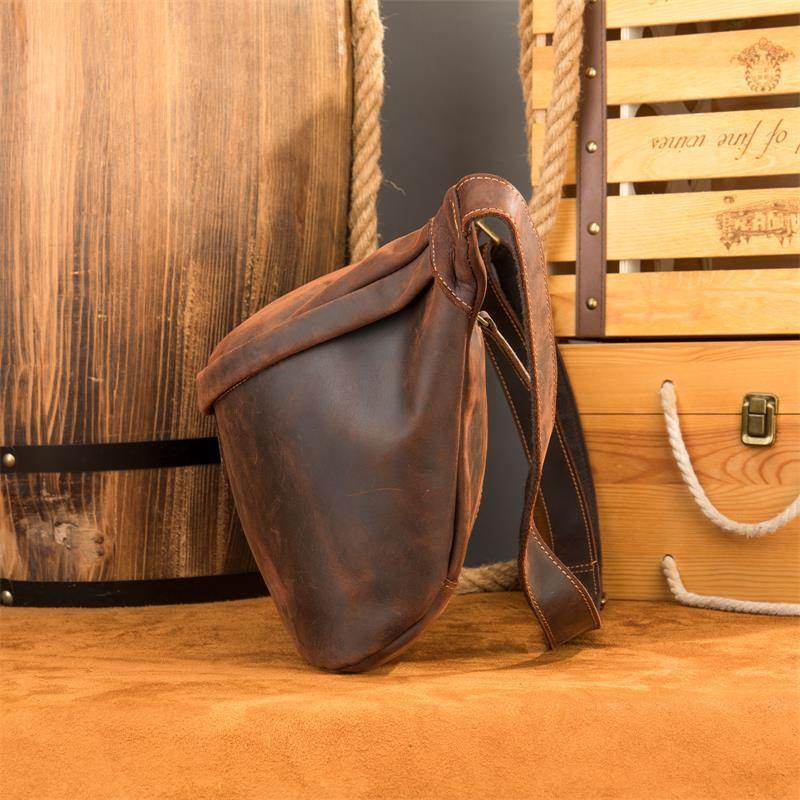Stylish leather mens crossbody sling bags perfect for travel and daily use