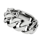 Men's high polished bracelet featuring a bold chain link design for stylish accessorizing