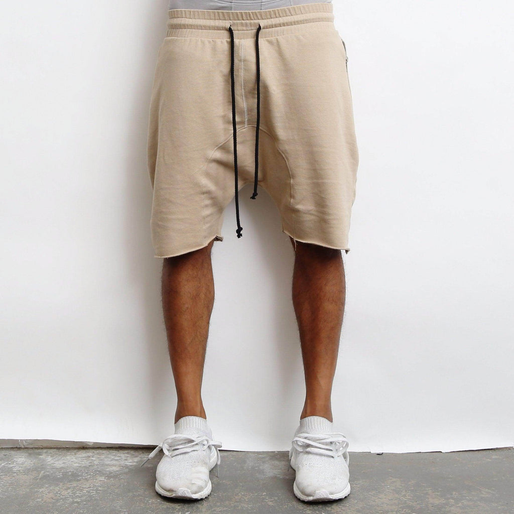 Mens Khaki Shorts from VacationGrabs with a relaxed fit and drawstring waist for comfort