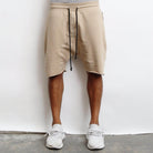 Mens Khaki Shorts from VacationGrabs with a relaxed fit and drawstring waist for comfort