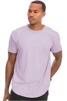 Men's Light Purple Tee Shirt from VacationGrabs, featuring a relaxed fit and soft fabric for comfort