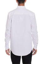 Men's Shirts Mens Long Sleeve White Shirt Button Front Two Pockets