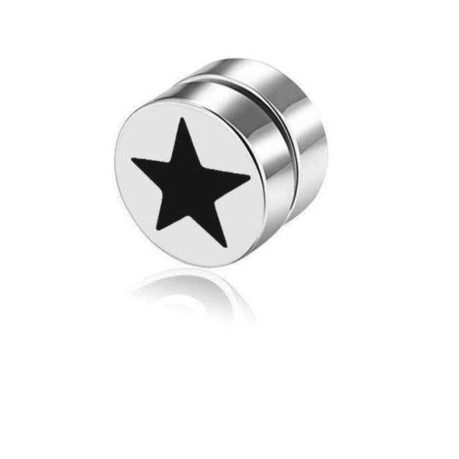 Mens Non Pierced Magnetic Earrings Studs - VacationGrabs