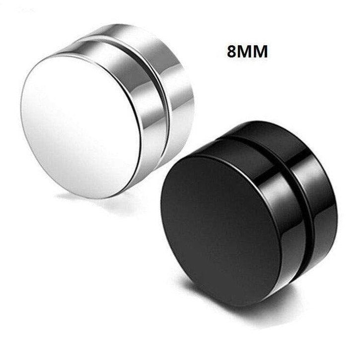 Mens Non Pierced Magnetic Earrings Studs - VacationGrabs