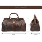 Luxury VacationGrabs mens overnight weekender bag with crocodile texture and elegant design