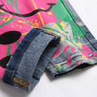 Men's Pants - Jeans Mens Paint Denim Stretch Jeans Urban Streetwear Slim Fit