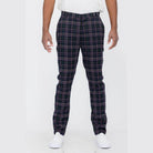 Mens Pink Plaid Trousers from VacationGrabs with a Slim Fit and Stylish Design