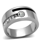 Men's Jewelry - Rings Mens Rhinestone Stainless Steel Synthetic Crystal Rings