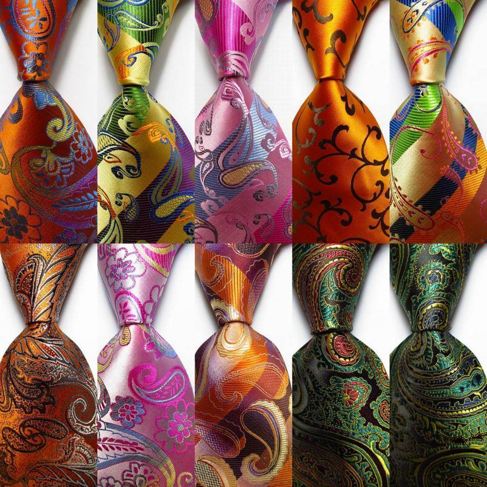 Collection of vibrant mens silk neckties featuring intricate patterns and designs for stylish men's accessories