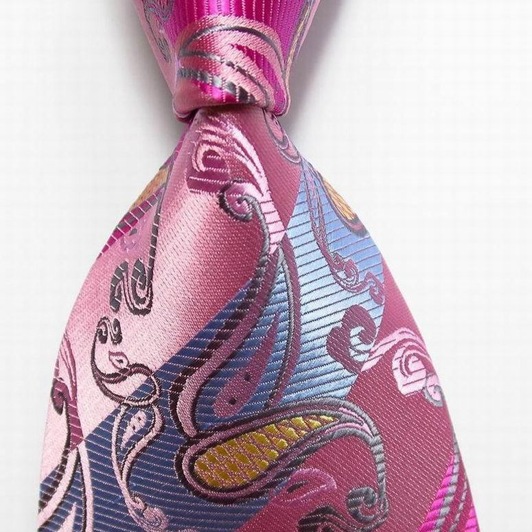 Men's Accessories - Ties Mens Silk Neckties Gold Green Pink Silk Neckties