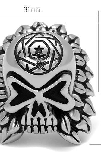 Men's Jewelry - Rings Mens Skull Mask Stainless Steel No Stone Rings