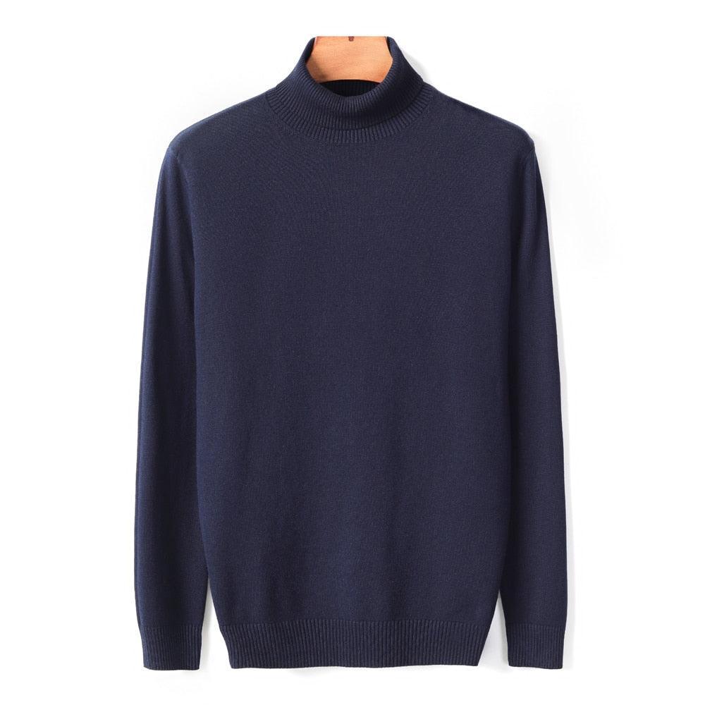 Men's Sweaters Mens Soft Turtleneck Sweater Casual Fall Winter Sweaters