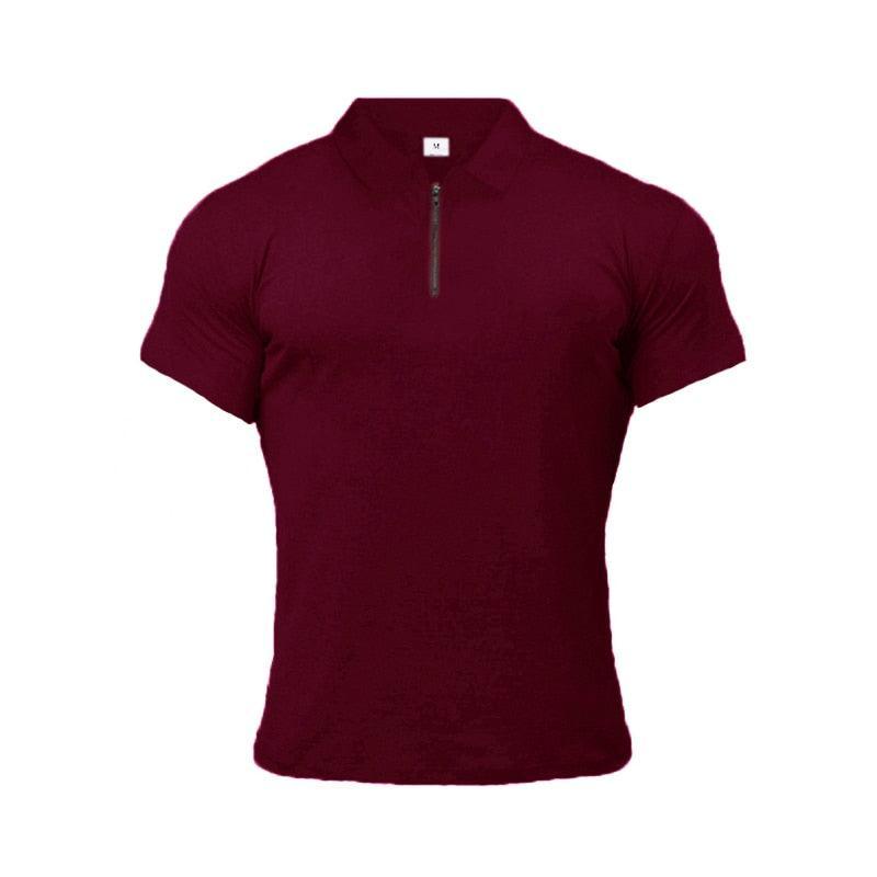 Men's Shirts Mens Solid Polo Shirts Short Sleeve Slim Fit