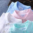 Men's Shirts Mens Square Collar Slim Fit Spring Shirts Comfortable Male Shirt