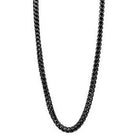Men's stainless steel Franco chain necklace featuring a sleek design for everyday wear