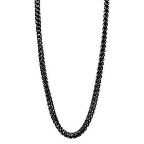 Men's stainless steel Franco chain necklace featuring a sleek design for everyday wear