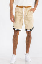 Men's Shorts Mens Tan Striped Basketball Active Jordan Shorts