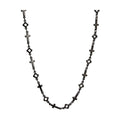 Stylish minimalist cross necklace for men featuring linked cross designs in a sleek finish