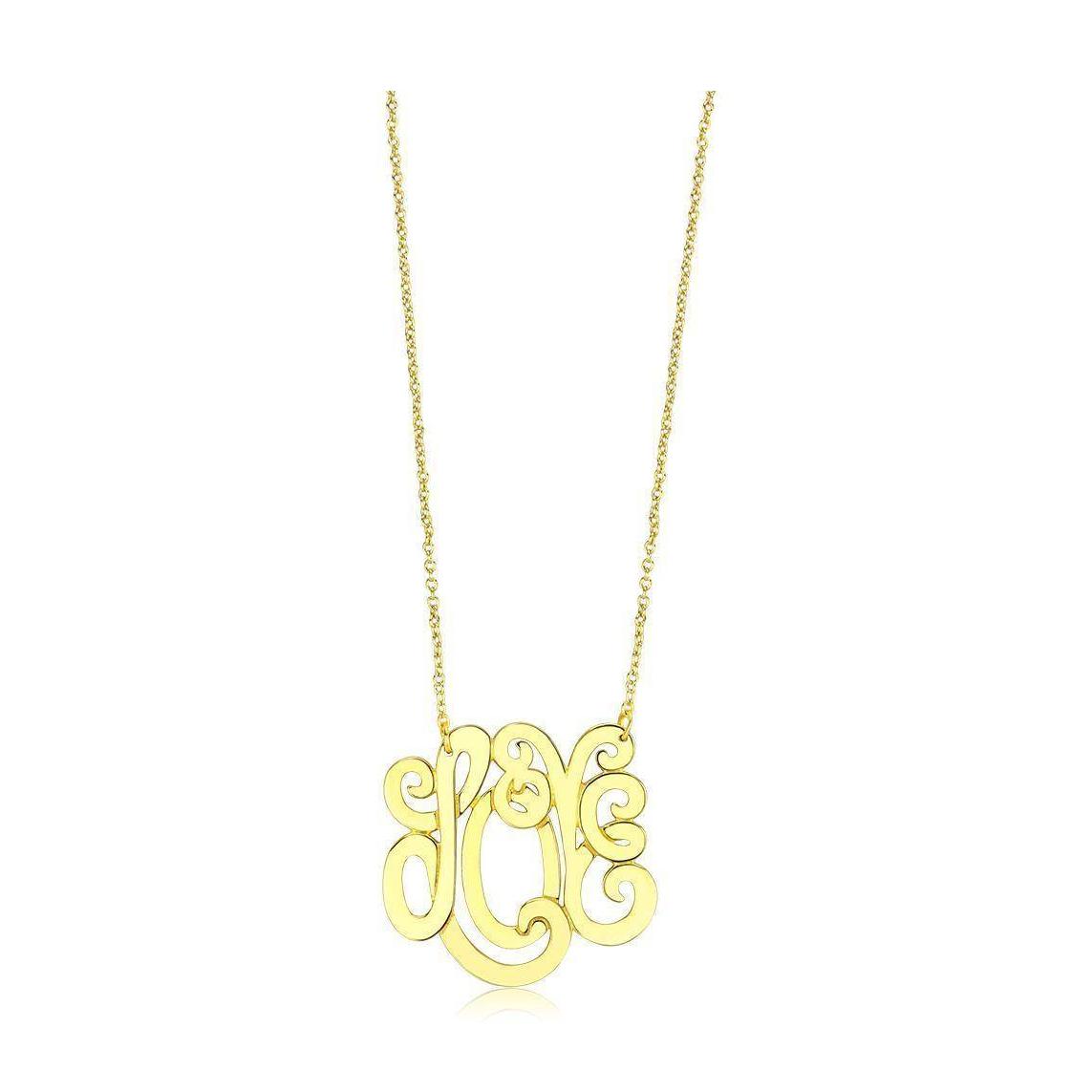 Gold minimalist fashion necklace featuring a stylish love design on a delicate chain