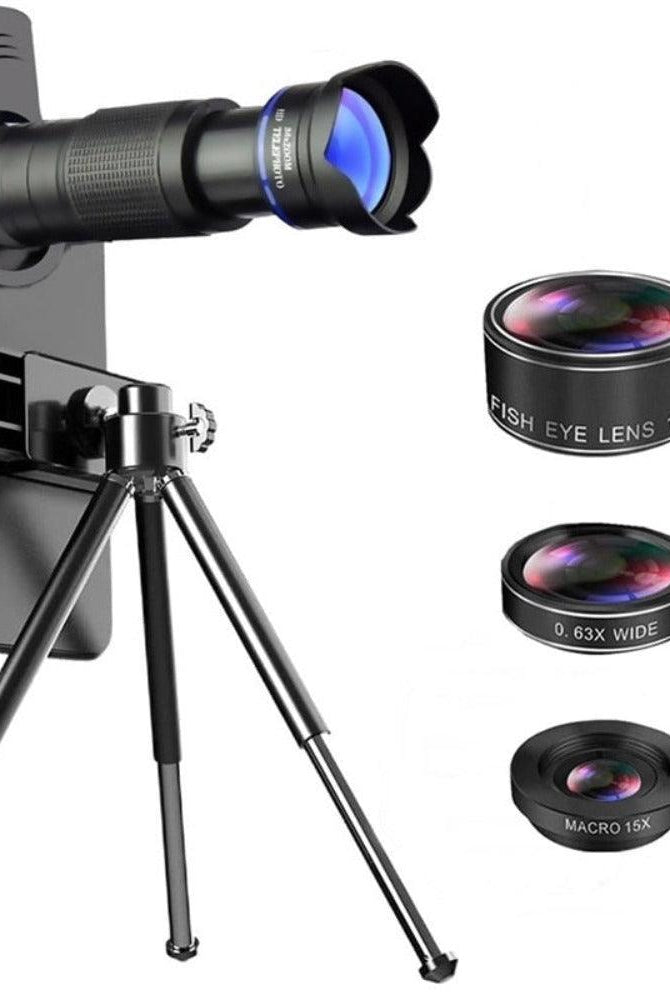 Gadgets Mobile Accessories Lens Kit With Tripod
