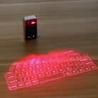 Laser Projection Mobile Compatible Keyboard for Easy Typing on Any Surface with Compact Design