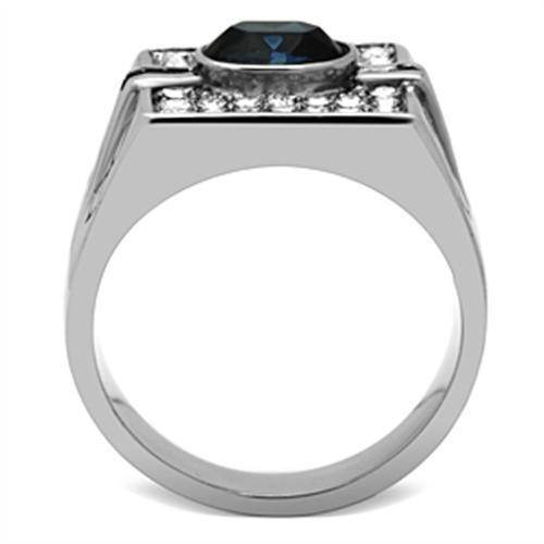 Men's Montana blue ring for men featuring a striking blue stone with a sleek silver band
