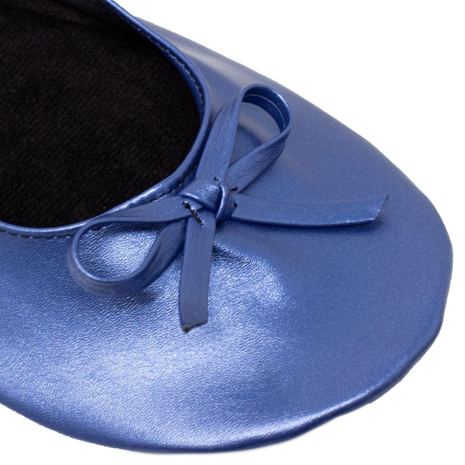 Women's Shoes - Flats Navy Blue Ballet Flats Womens Travel Portable Comfortable Shoes