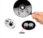 VacationGrabs non-pierced earrings studs shown under magnification for detailed viewing of design and size