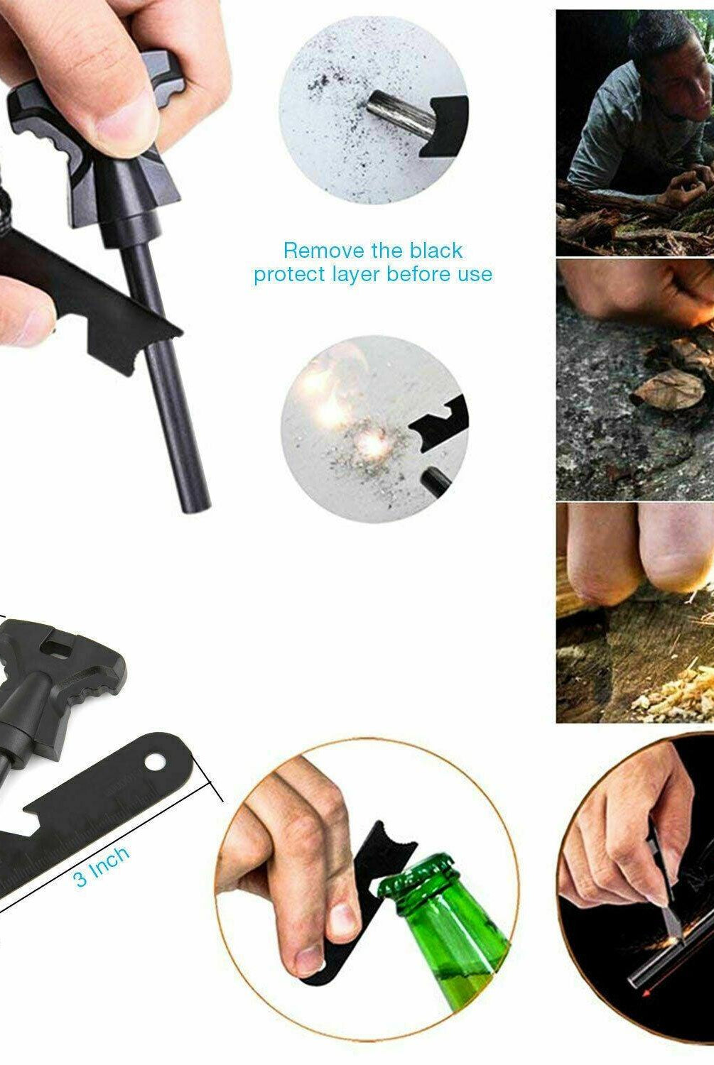 Gadgets Outdoor Emergency Survival And Safety Gear Kit Camping