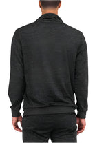 Mens VacationGrabs performance jacket zipper front in a sleek gray design for casual outings