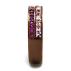 Elegant women's ring with pink gemstones, showcasing stunning pink gemstone jewelry for a beautiful accessory